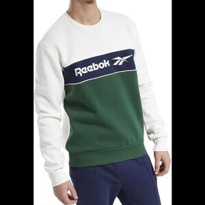 Reebok Classics Linear Crew Cotton blend Sweatshirt